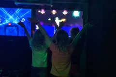 girl-birthday-party-dancing-hyperspace-starcade-game-truck